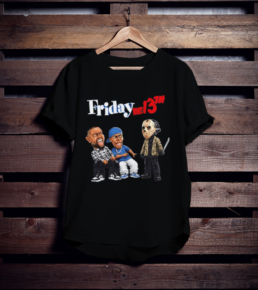 Friday The 13th Character Mashup Halloween 2026 Damnnnn Meme T-Shirt