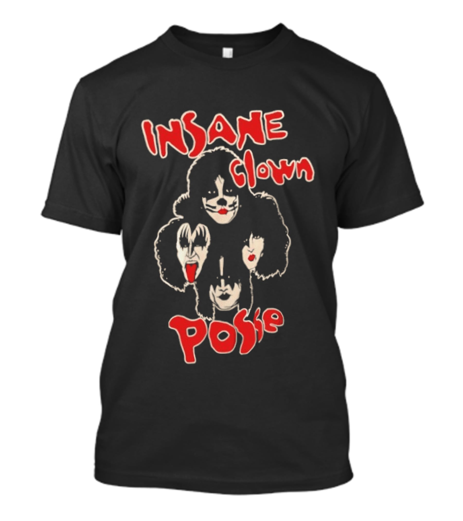 Insane Clown Posse Bootleg ICP Juggalo Makeup T-Shirt