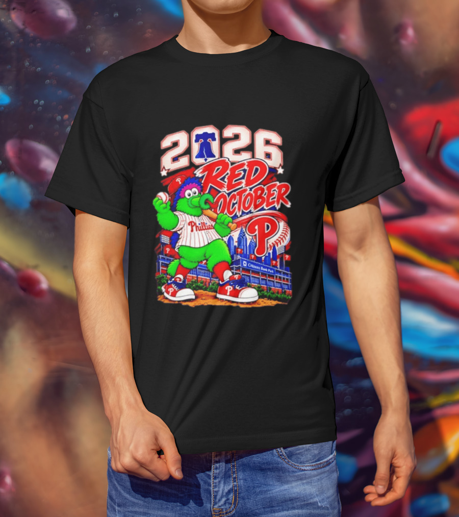 Philadelphia Phillies 2026 Red October Citizens Bank Park Postseason T-Shirt