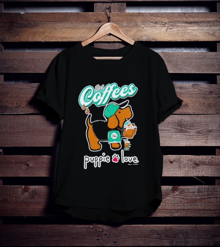 Puppie Love Iced Coffees Pup Kelly T-Shirt
