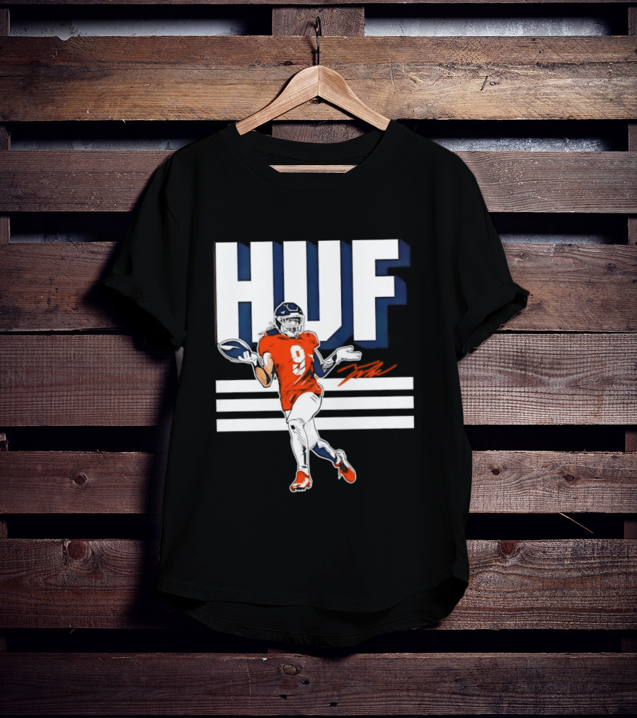Denver Broncos Football HUF Hufanga 9 Jersey T-Shirt