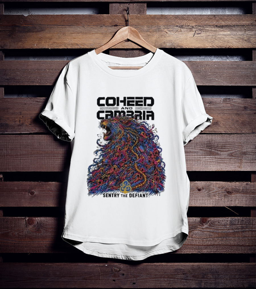 Coheed And Cambria Sentry The Defiant Neverender Red Rocks Amphitheatre Morrison Colorado September 29 2026 T-Shirt