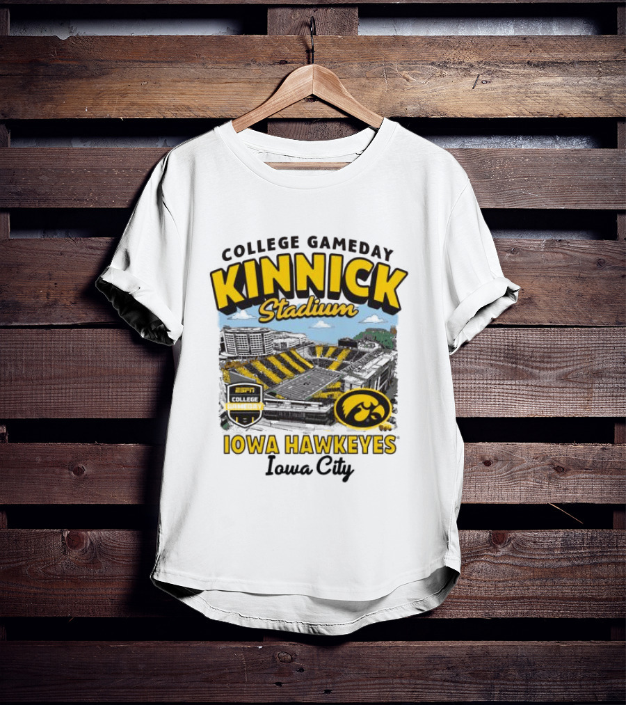 College Gameday Kinnick Stadium Iowa Hawkeyes Iowa City T-Shirt