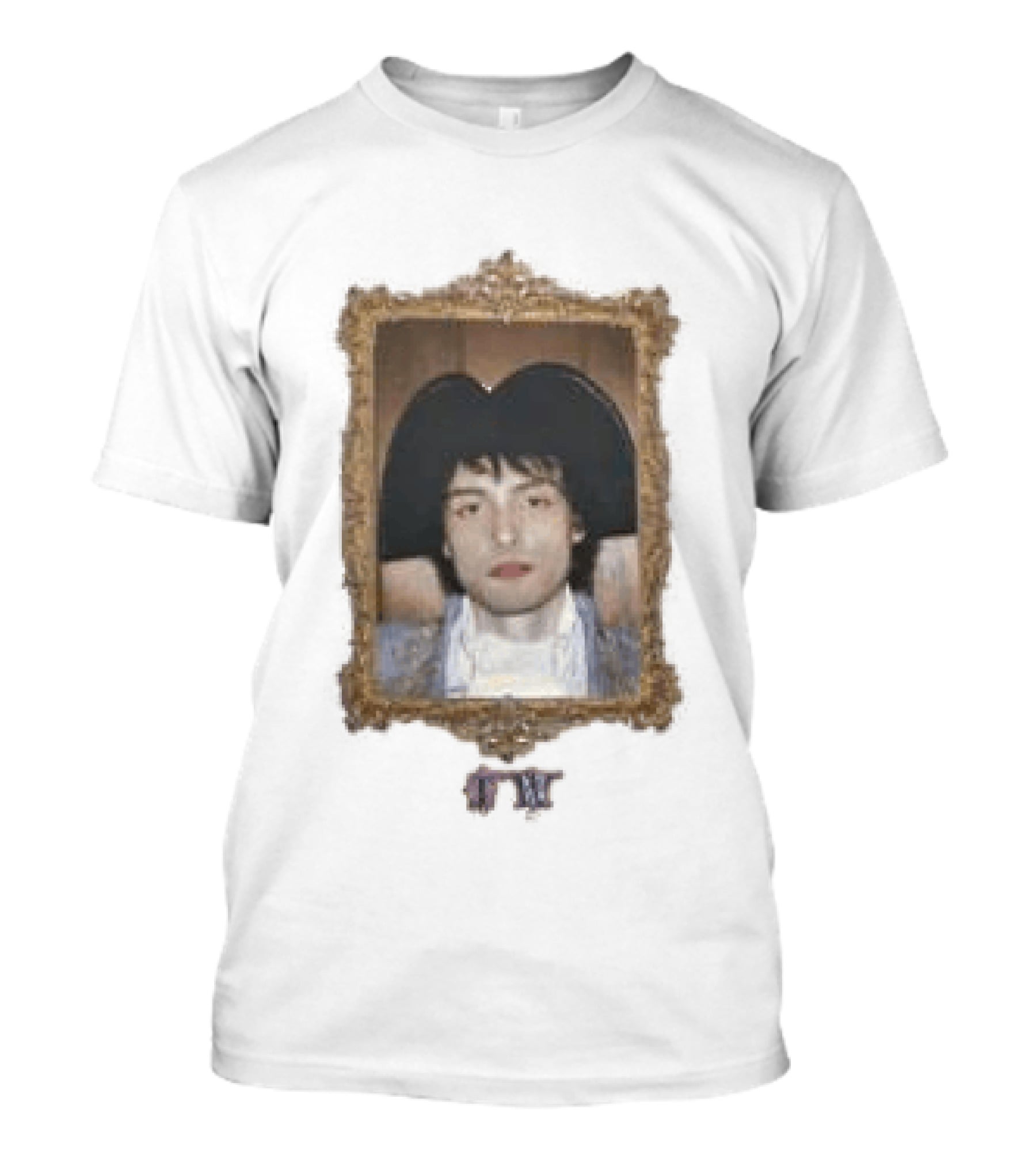 Finn Wolfhard Common Side Effects Tour Longsleeve Portrait In Ornate Frame T-Shirt