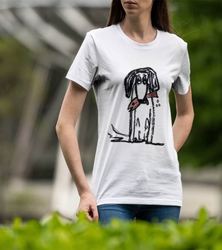 Leftover Salmon Good Dog Fish Band Artful Canine With Fish Collar T-Shirt