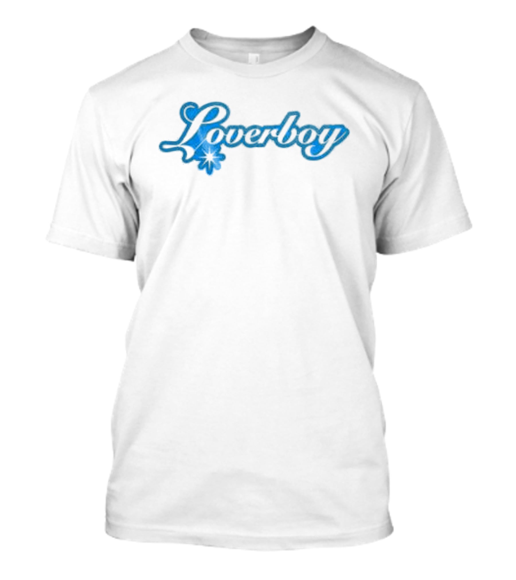 Mariah Carey Store Loverboy White Hearts Flowers T-Shirt