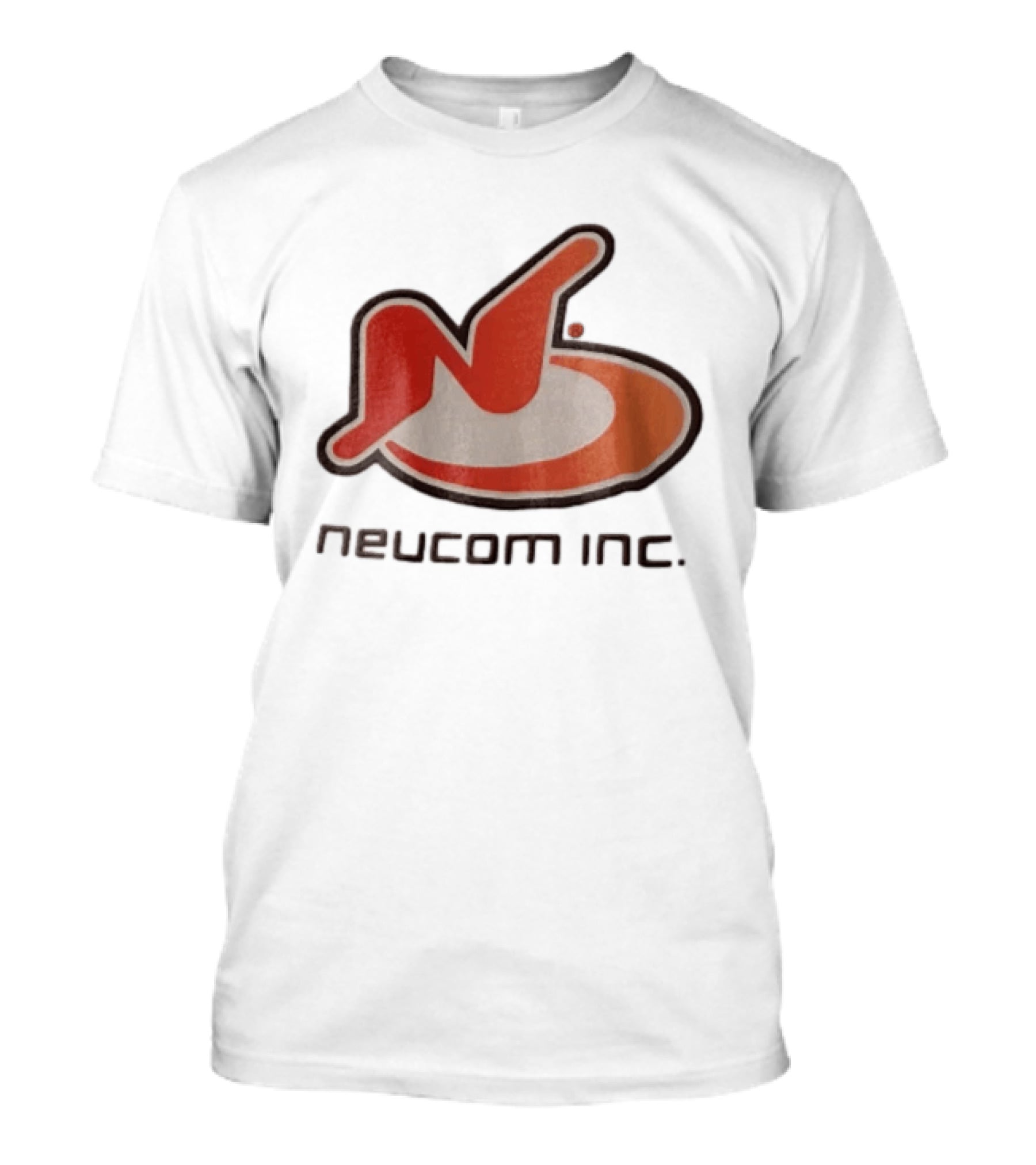 Neucom Inc N Red Orange Swirl T-Shirt