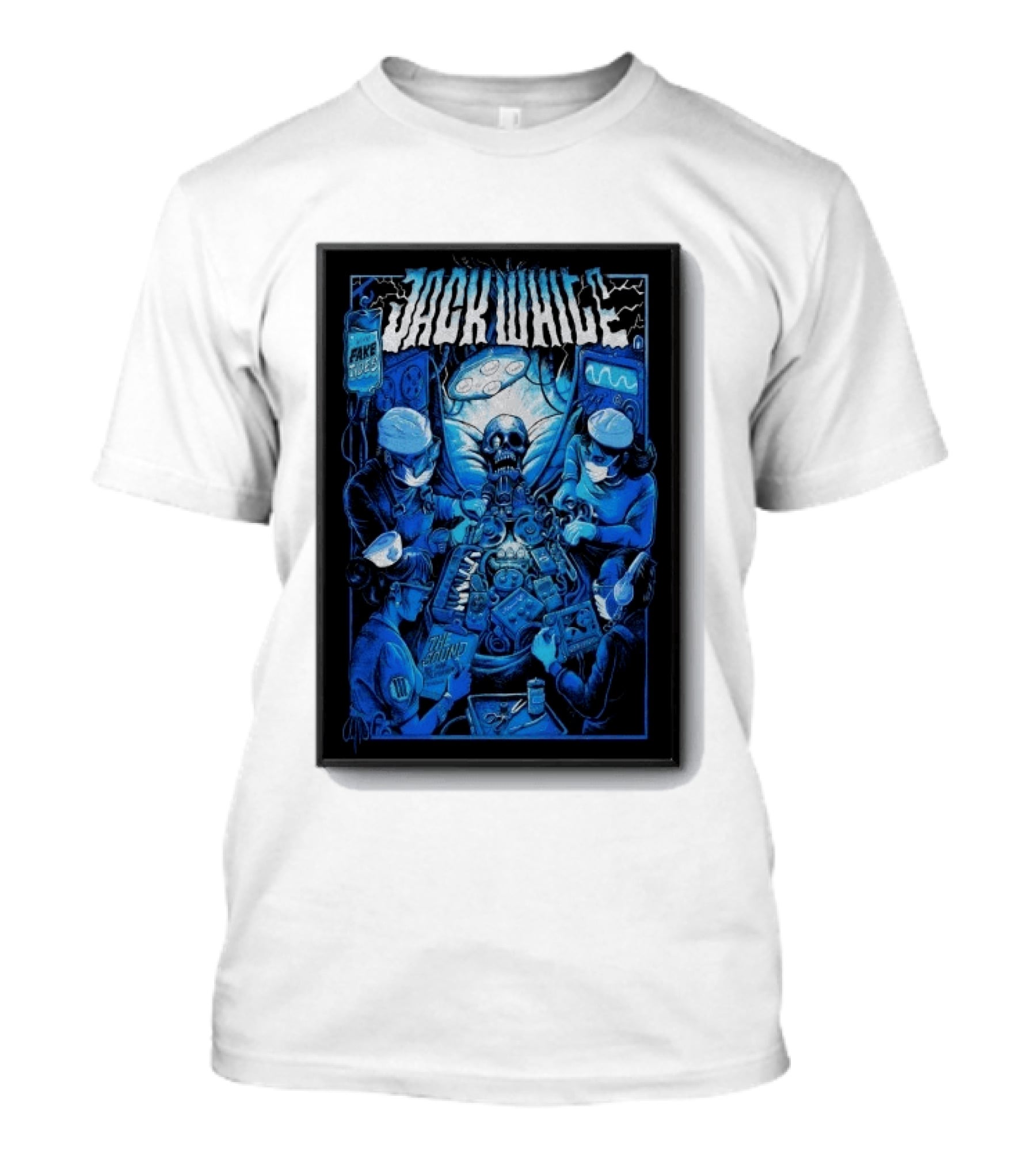 Jack White Del Mar CA 9 30 2026 Fake Blues Touring Skeleton Surgeons T-Shirt