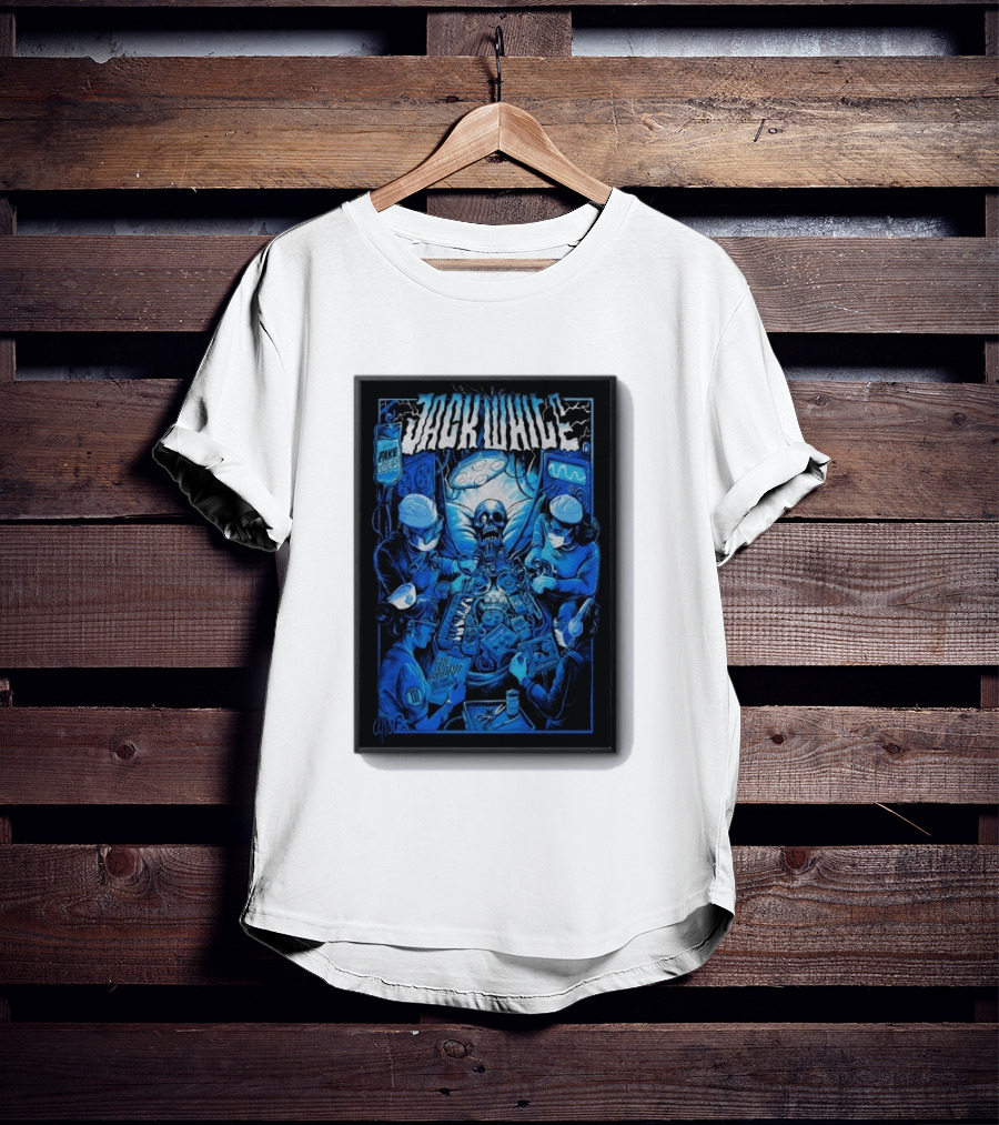 Jack White Del Mar CA 9 30 2026 Fake Blues Touring Skeleton Surgeons T-Shirt