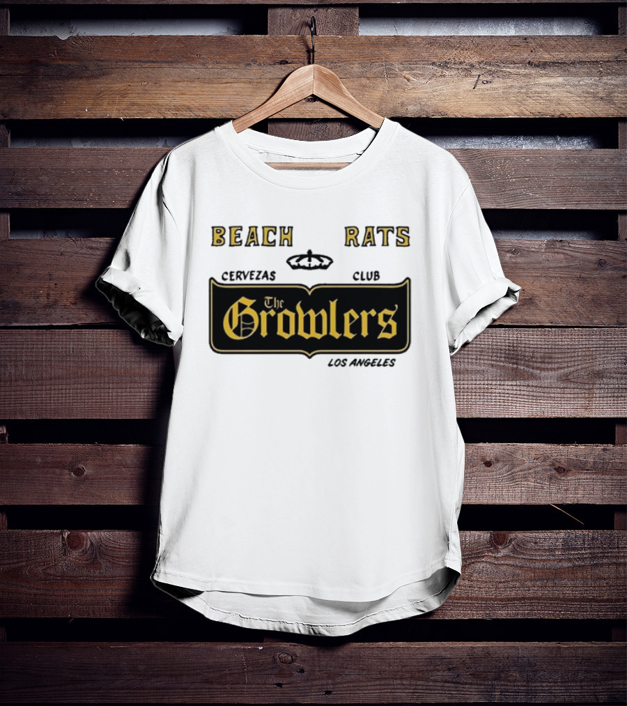 Beach Rats Cervezas Club The Growlers Los Angeles 2026 T-Shirt