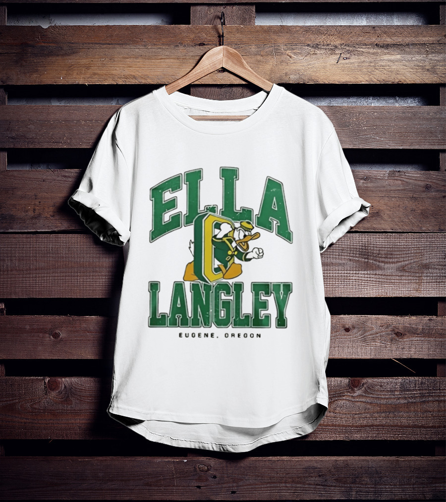 Ella Langley Oregon Ducks Eugene Collaboration T-Shirt