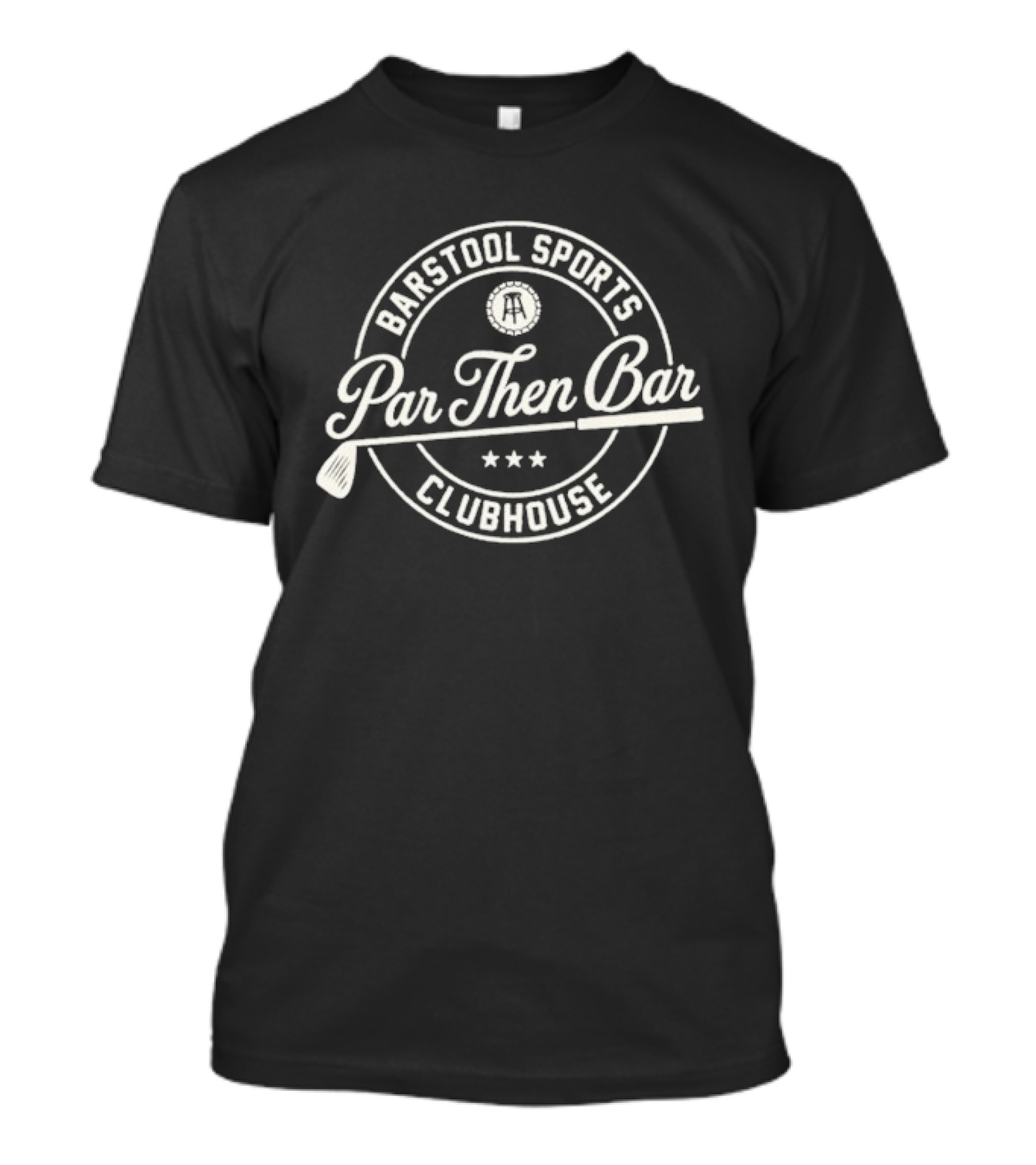 Barstool Sports Par Then Bar Clubhouse Golf T-Shirt