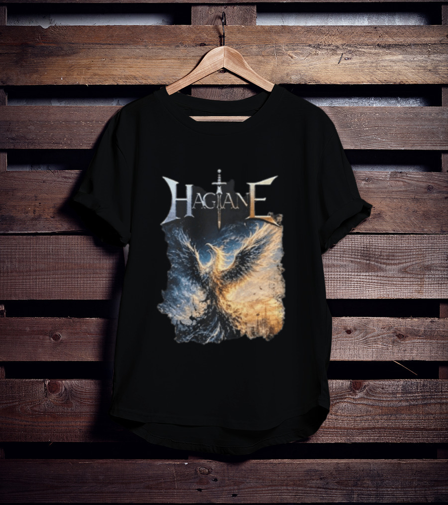 Hagane Sword And Phoenix Night T-Shirt