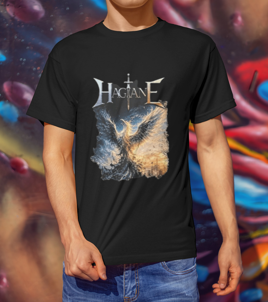 Hagane Sword And Phoenix Night T-Shirt