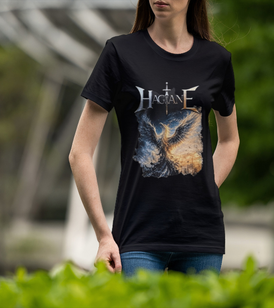 Hagane Sword And Phoenix Night T-Shirt