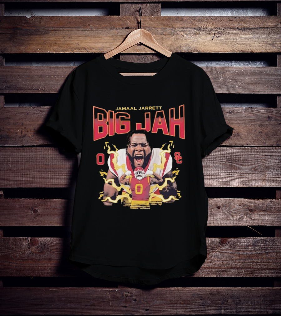 Jamaal Jarrett Big Jah USC Trojans Football No 0 Collage T-Shirt