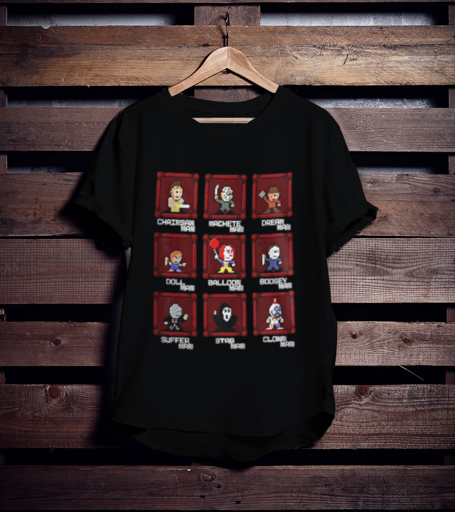 Chainsaw Man Machete Man Dream Man Doll Man Balloon Man Boogey Man Spiker Man Stab Man Clown Man T-Shirt