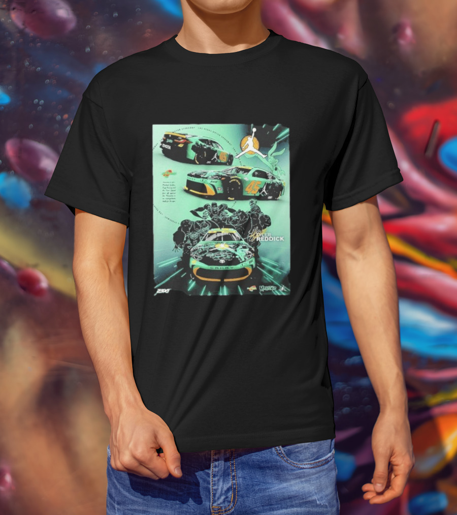 Tyler Reddick 45 Camry Jordan Monstars Las Vegas Racing T-Shirt