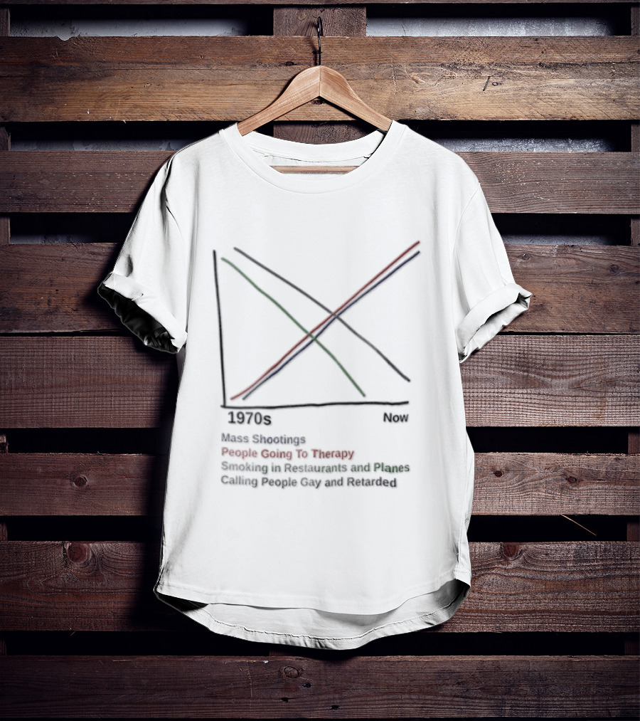 Cardinals Austin Calling 1970 People Giving Up On Humanity Trends Now Graph T-Shirt