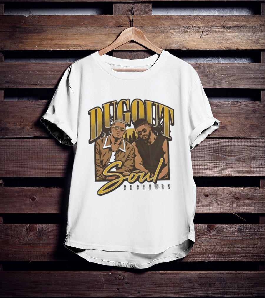 Dugout Soul Brothers Fernando Tatis Jr Manny Machado San Diego Padres T-Shirt
