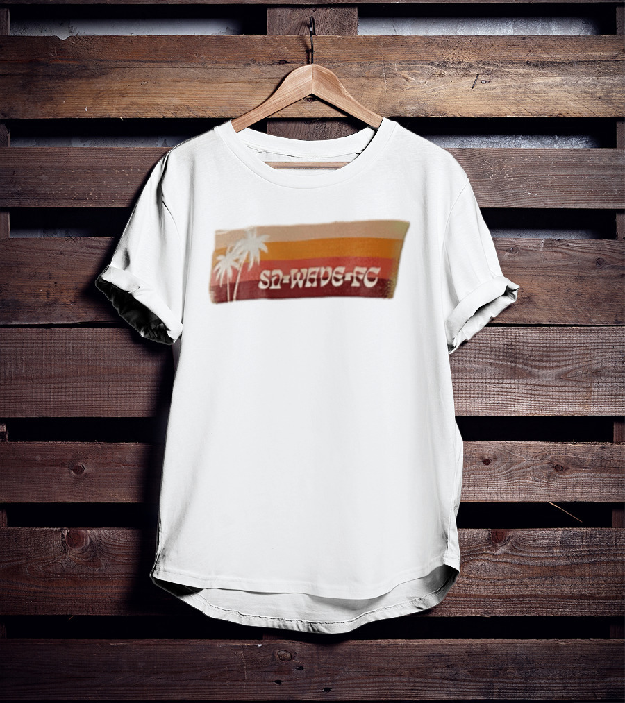 San Diego Wave FC Palm Trees Sunset SA Wave FC T-Shirt