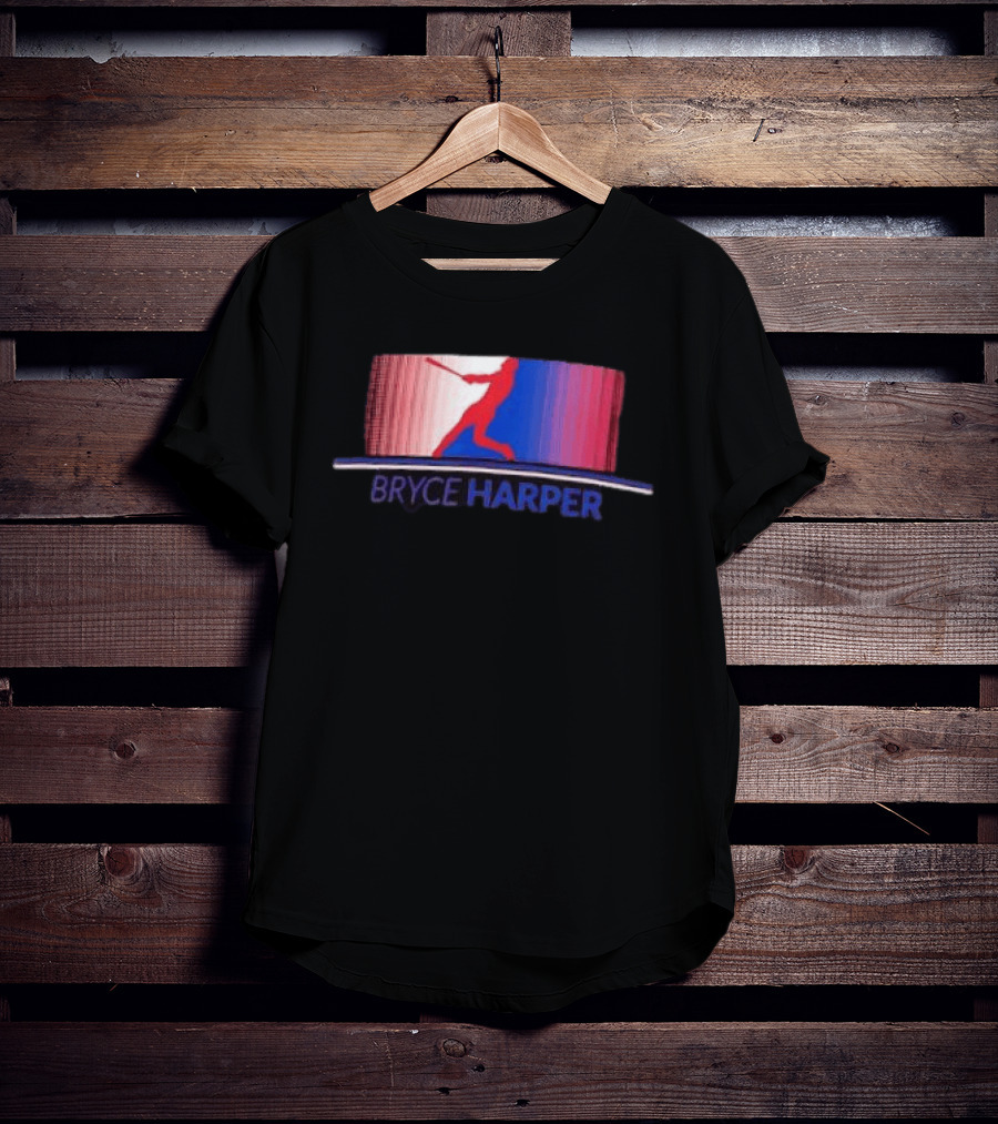 Bryce Harper Philadelphia Phillies Solo Stripe MLB Batter T-Shirt