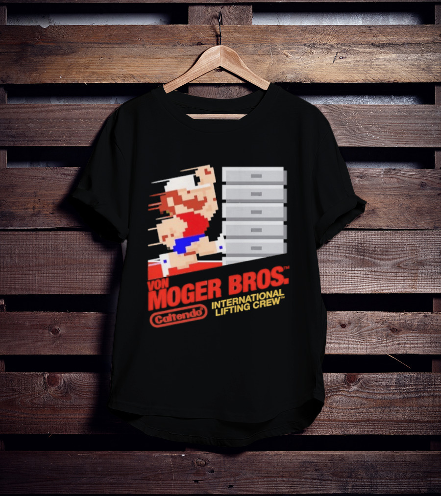 Calum Von Moger Bros Caltendo International Lifting Crew T-Shirt