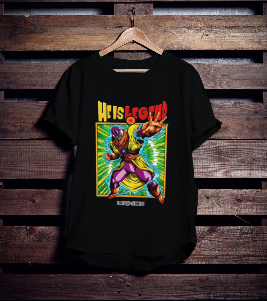 He Is Legend Lord Slug Anime Character Power Pose T-Shirt