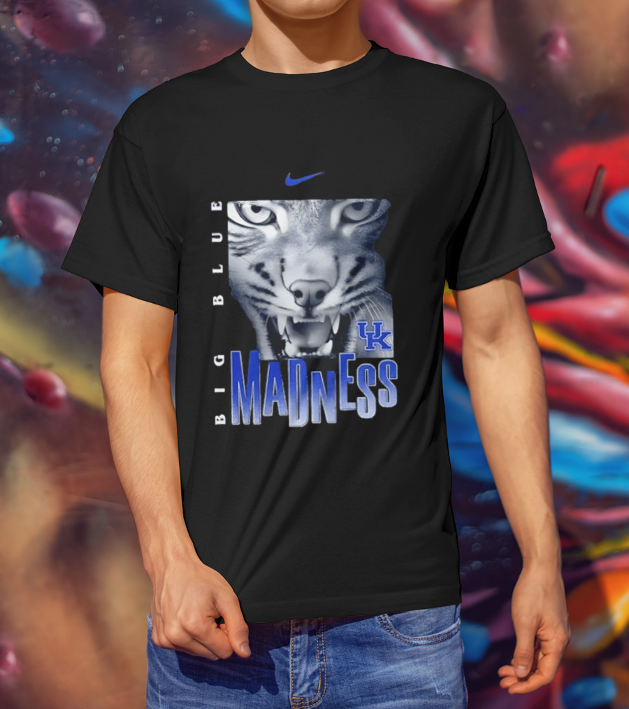 Kentucky Wildcats Big Blue Madness UK Nike Big Head T-Shirt