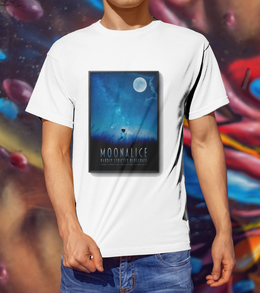 Original Moonalice Hardly Strictly Bluegrass October 3 2026 Golden Gate Park San Francisco CA T-Shirt