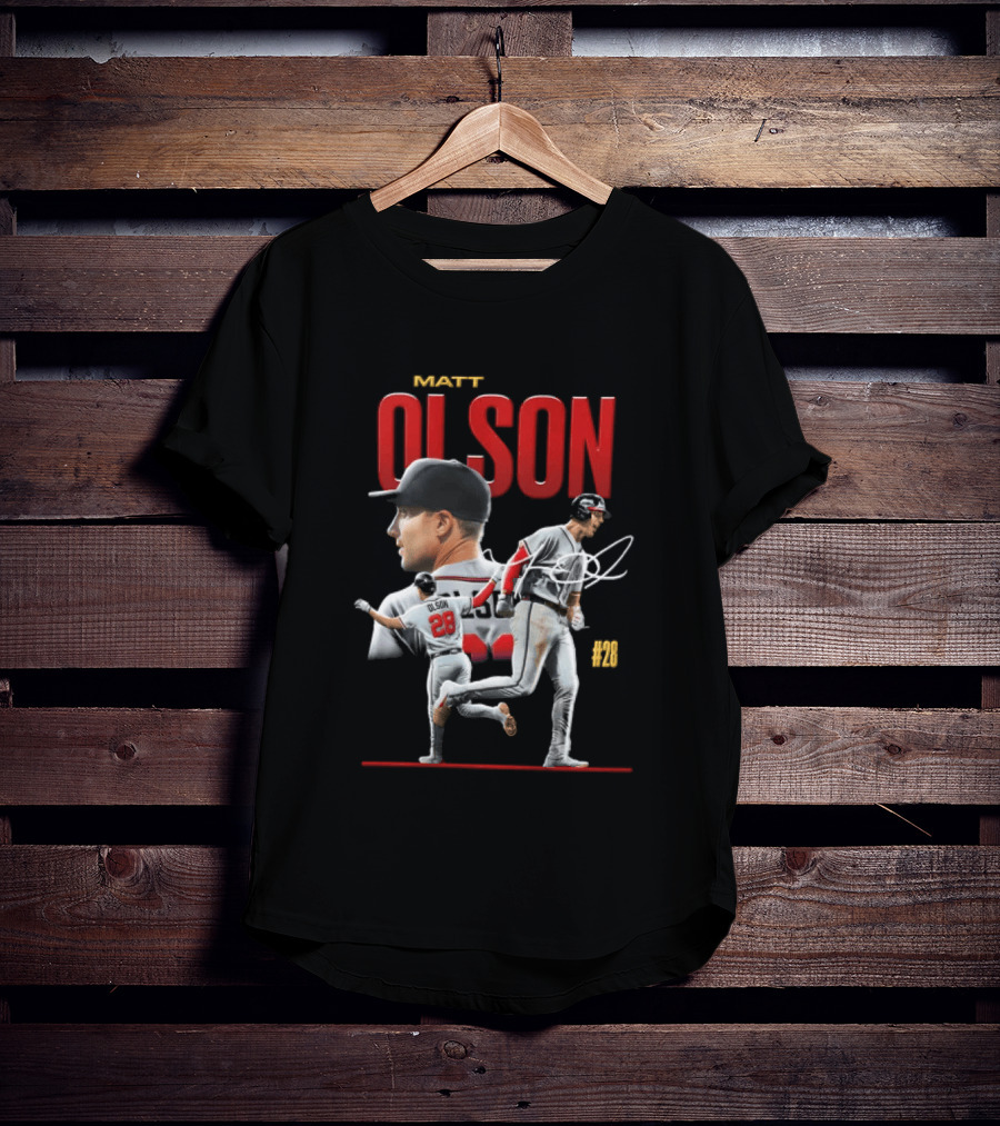 Matt Olson Atlanta Braves MLB 28 Foul Territory Players T-Shirt