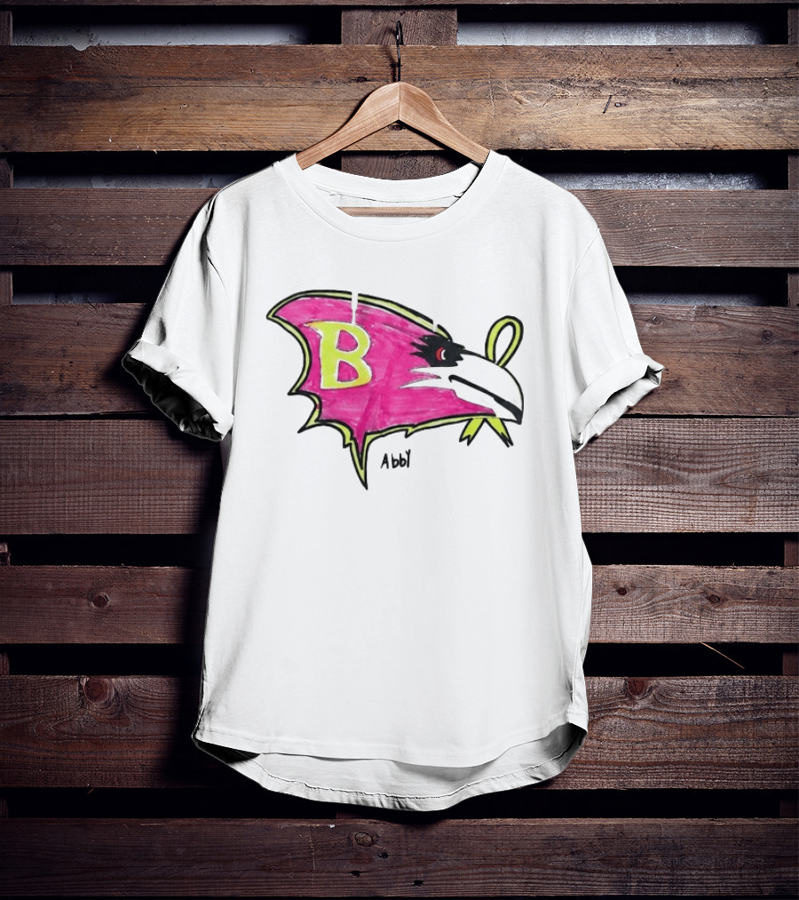 Baltimore Ravens Pink Ribbon Abby B T-Shirt