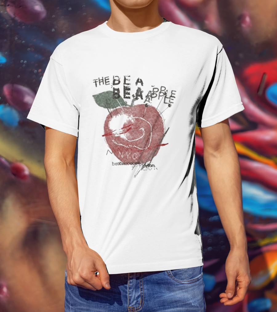 Beabadoobee The Be A Apple NYC Hand Drawn Red Apple T-Shirt