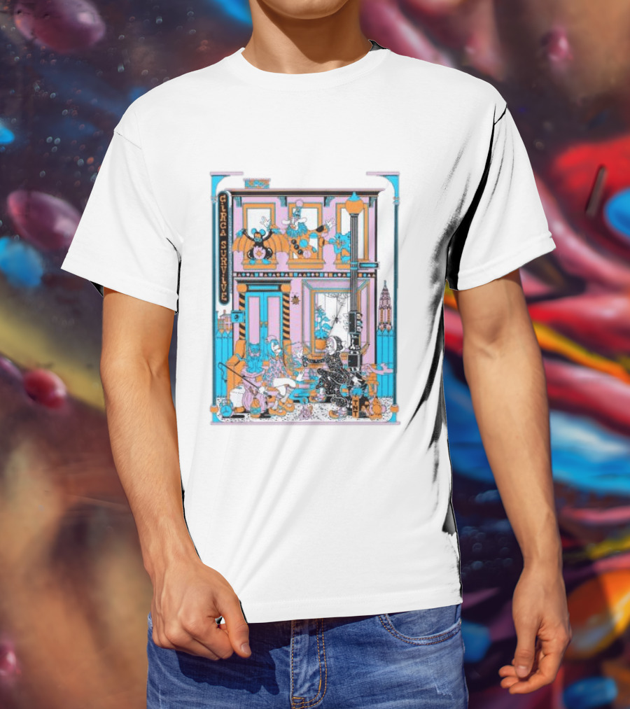 Circa Survive Halloween Street Scene Tnt Store T-Shirt