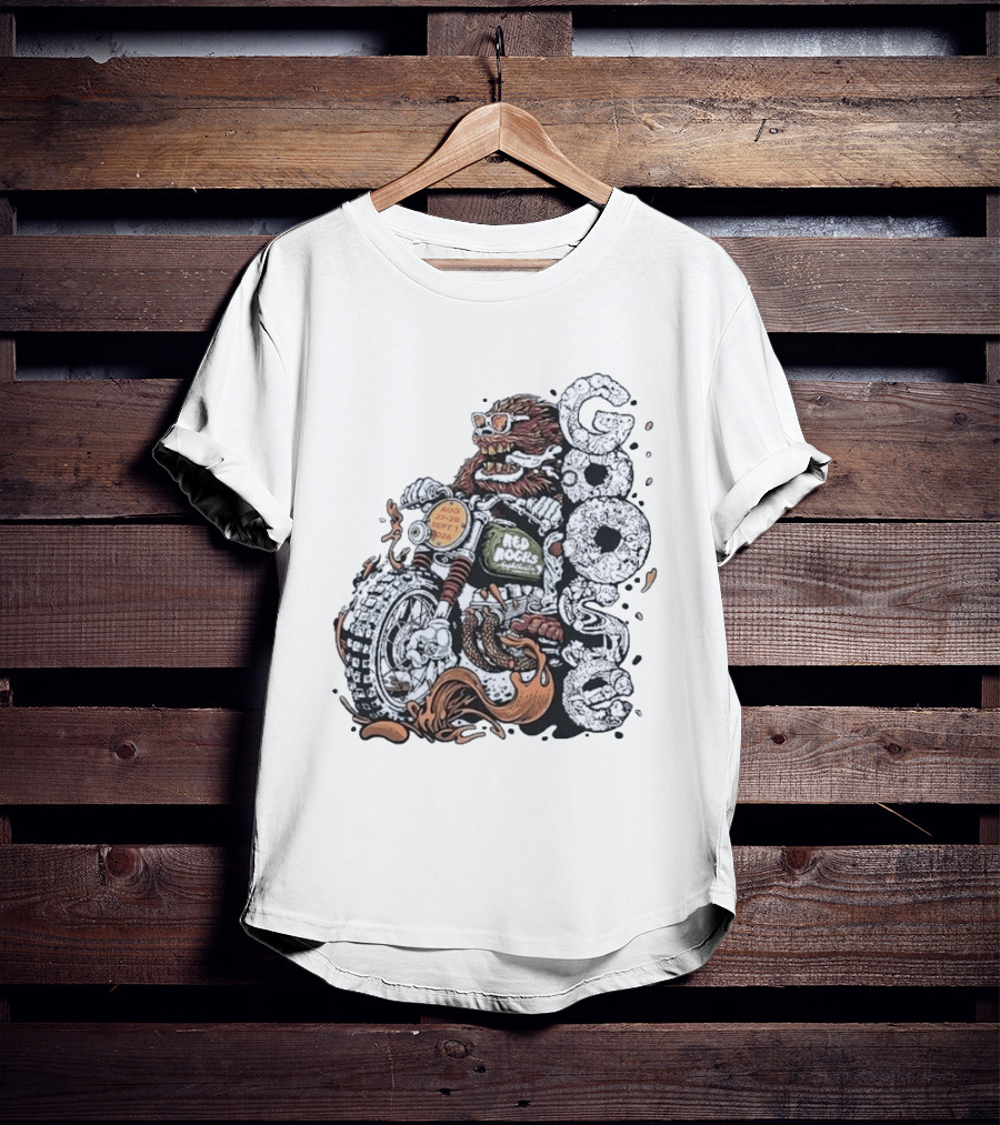 Goose Red Rocks 2026 Motorcycle Bear August September Event T-Shirt
