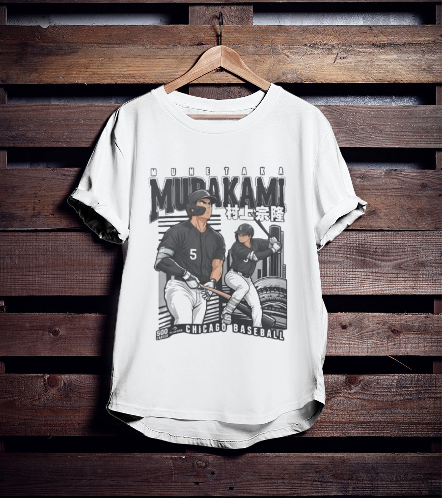 Munetaka Murakami 5 Chicago Baseball Anime T-Shirt