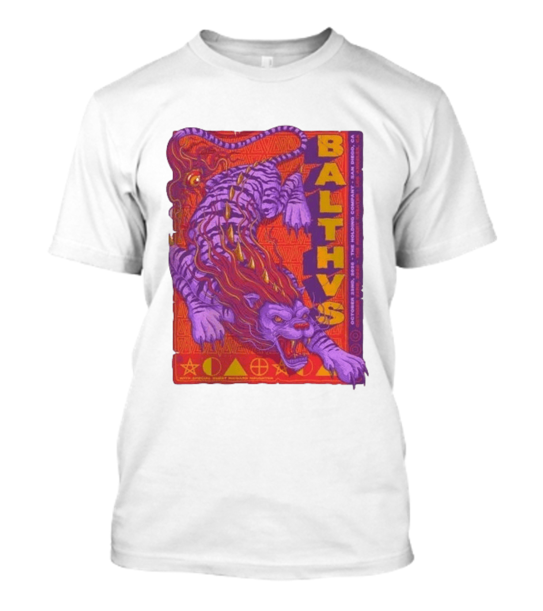 Original Balthvs San Diego Oct 2026 Featuring Richard Houghten Vibrant Lion T-Shirt