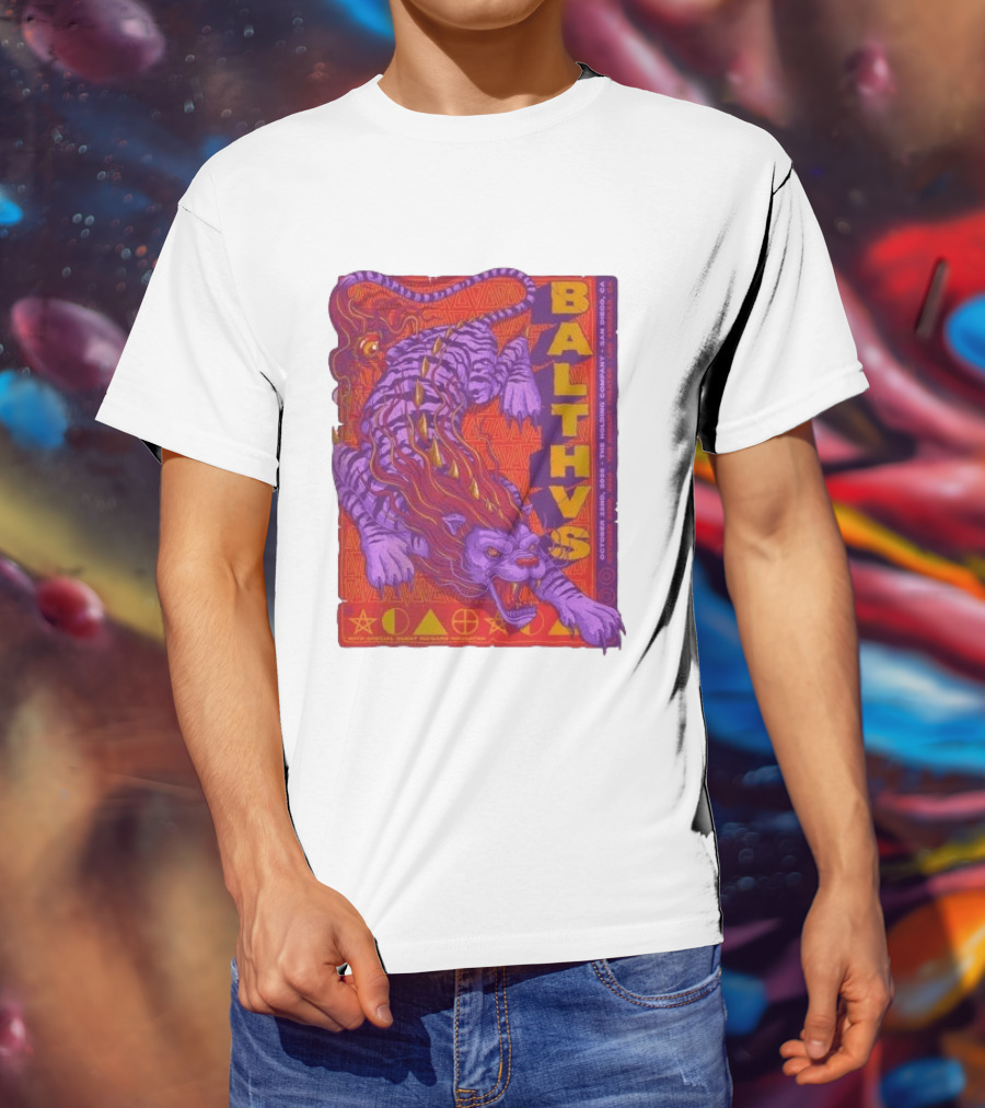 Original Balthvs San Diego Oct 2026 Featuring Richard Houghten Vibrant Lion T-Shirt