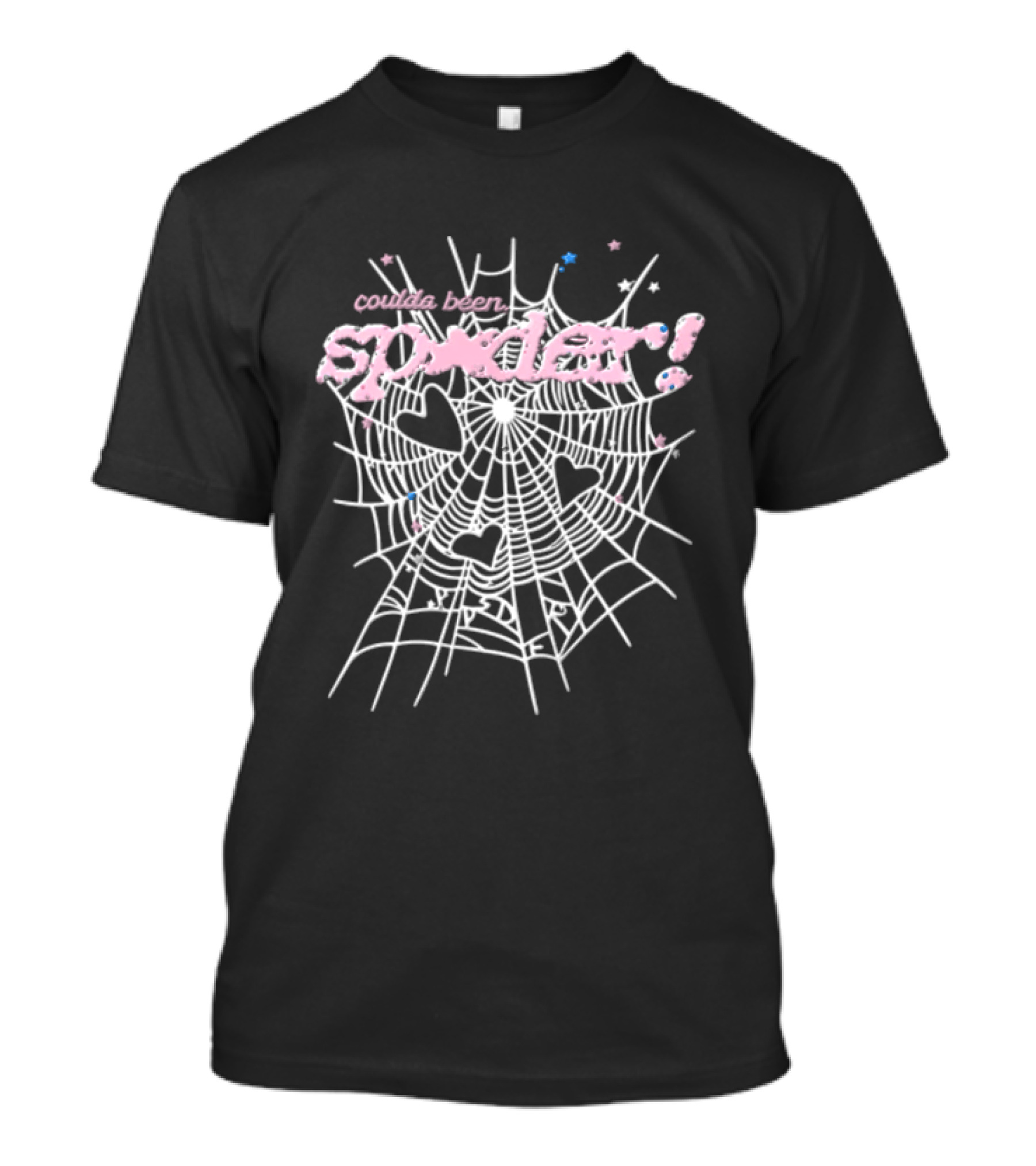 Coulda Been Spider Web Heart Cotton Candy Aesthetic T-Shirt