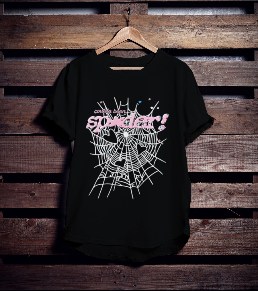 Coulda Been Spider Web Heart Cotton Candy Aesthetic T-Shirt
