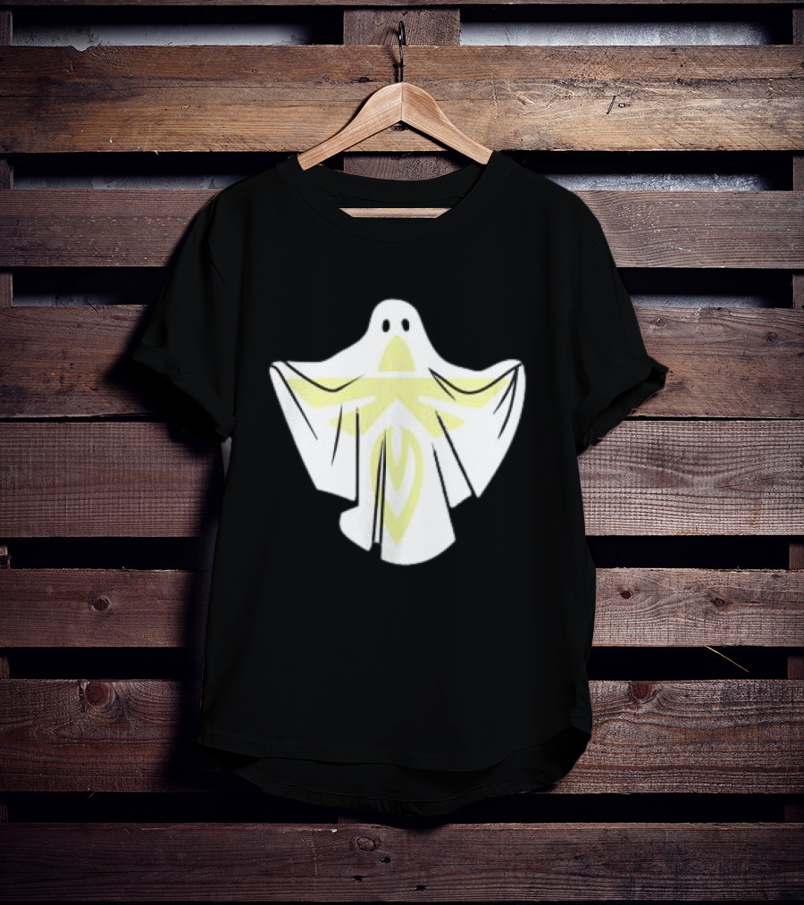 Firefly Store White Blue Ghost Halloween Space T-Shirt