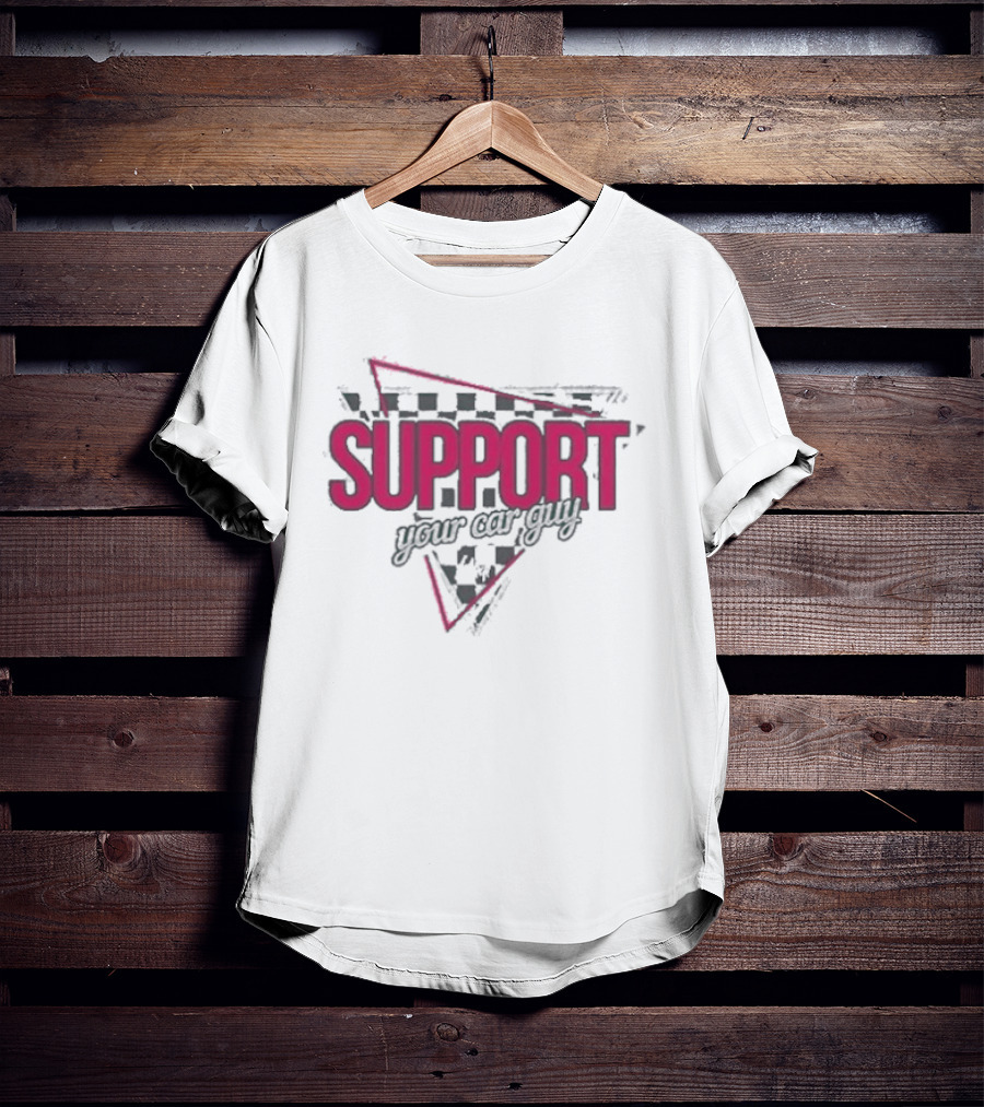Cleetus Mcfarland Support Your Car Guy Racing T-Shirt