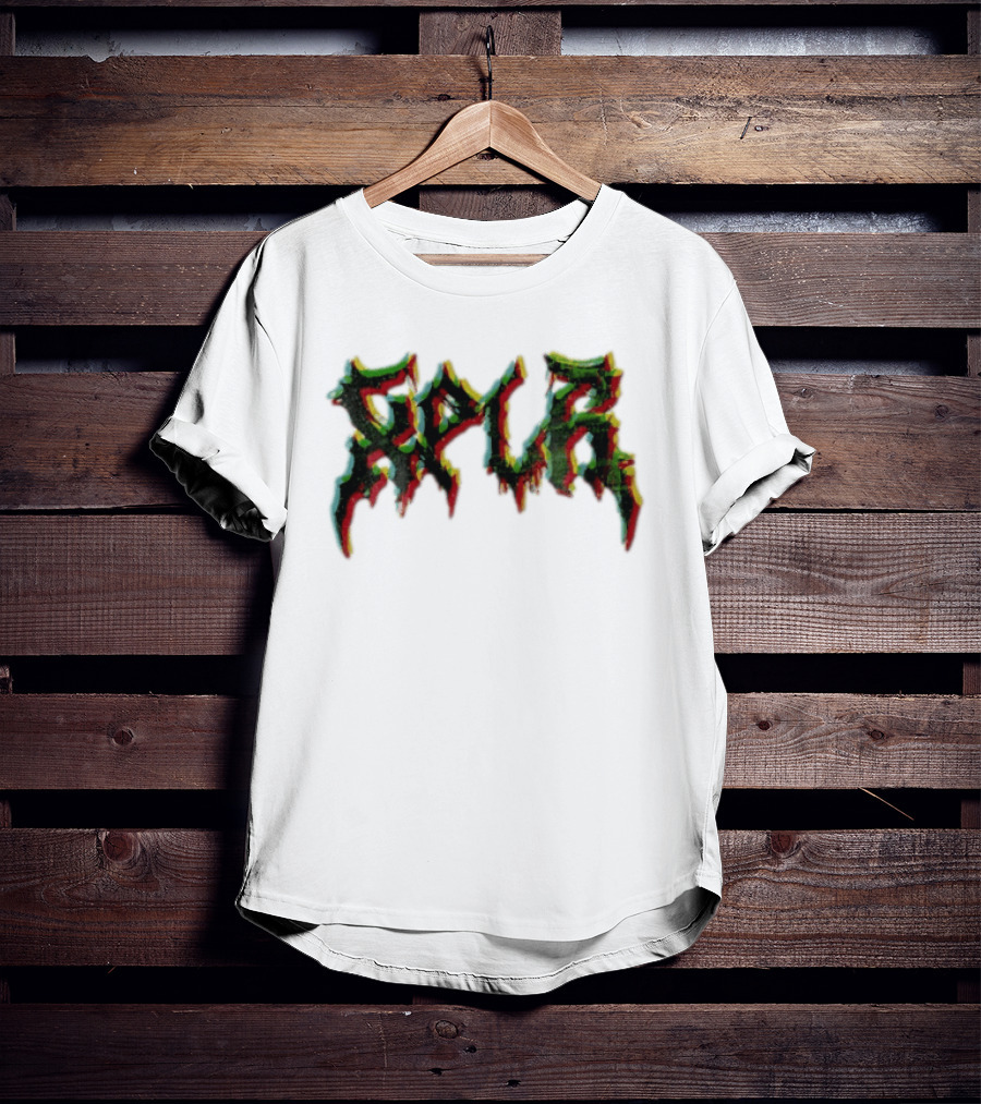 SPUR Glitchy Spiky Metal Font T-Shirt