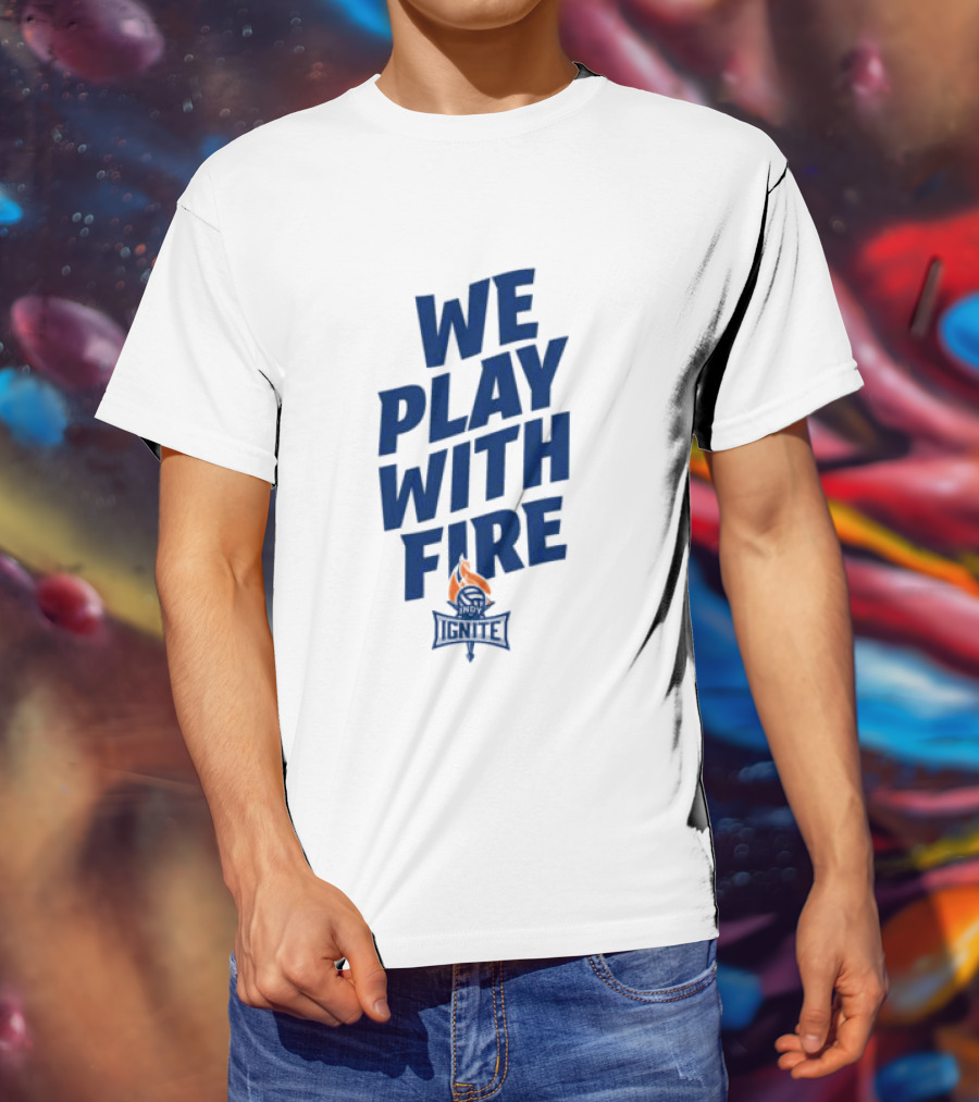 Indy Ignitevb We Play With Fire Cropped T-Shirt