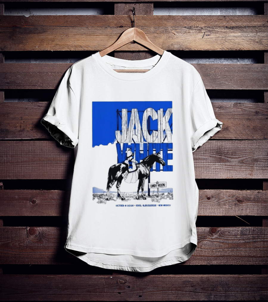 Jack White Live At Revel Entertainment Center Albuquerque October 4 2026 Lindy Vision T-Shirt