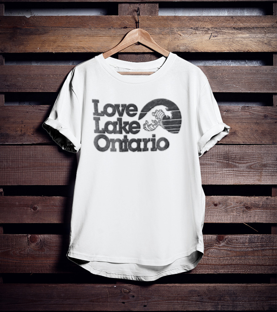 Love Lake Ontario Wave Sunset T-Shirt