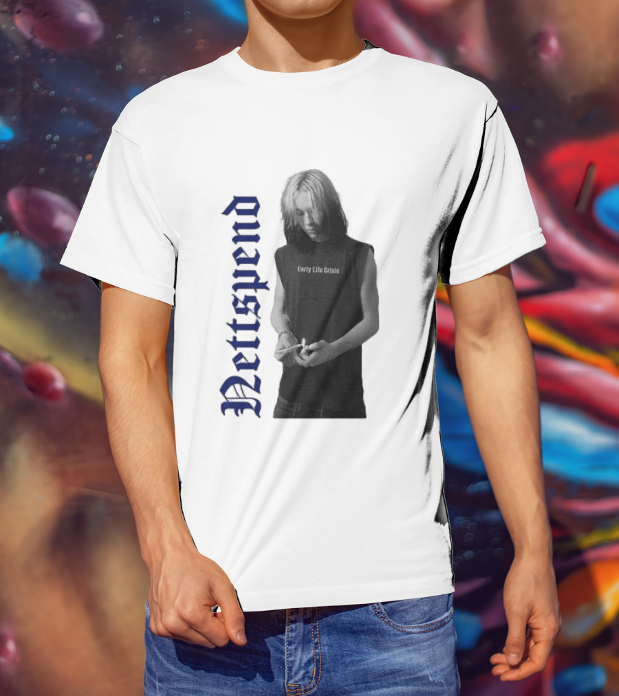 Nettspend Early Life Crisis Old English T-Shirt