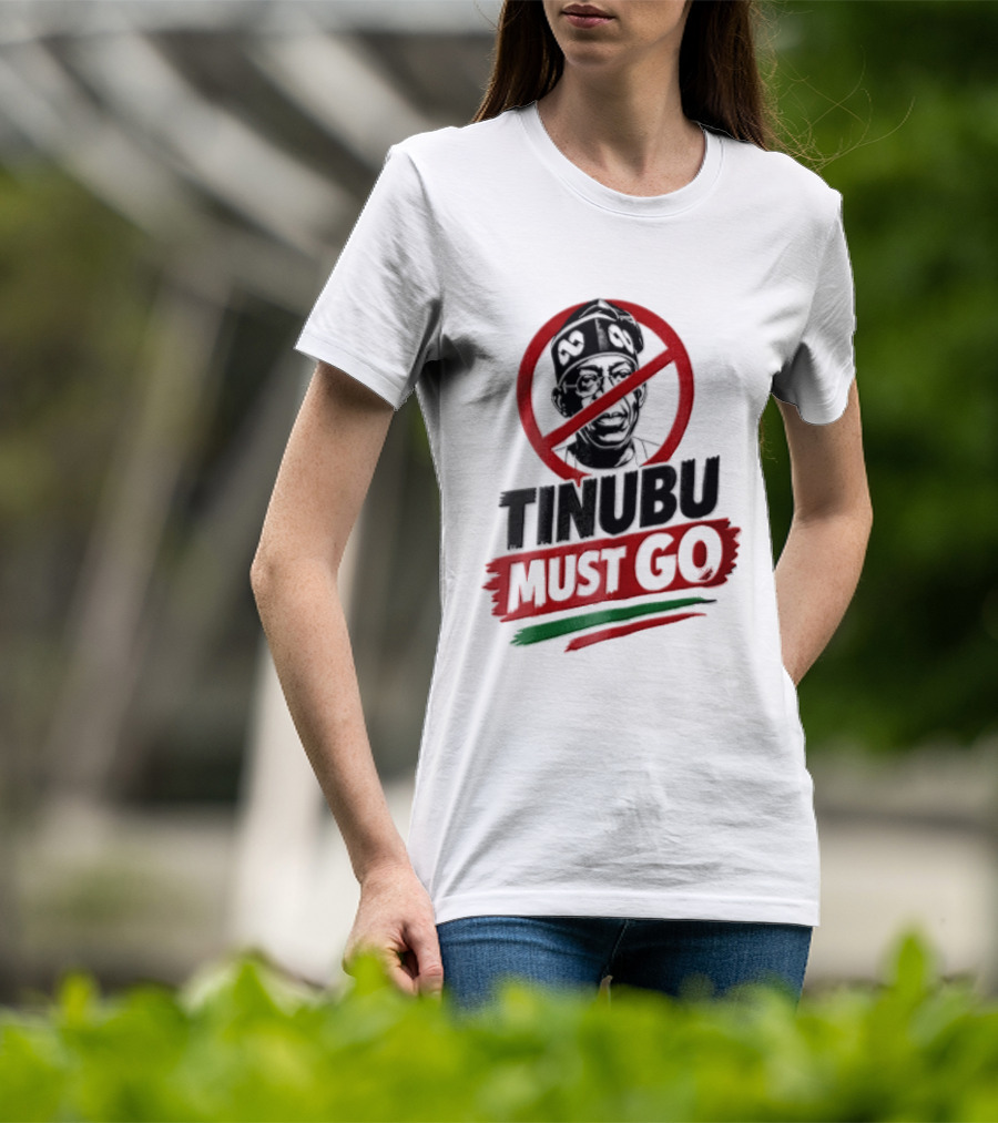 Tinubu Must Go Traditional Cap Crossed Out T-Shirt