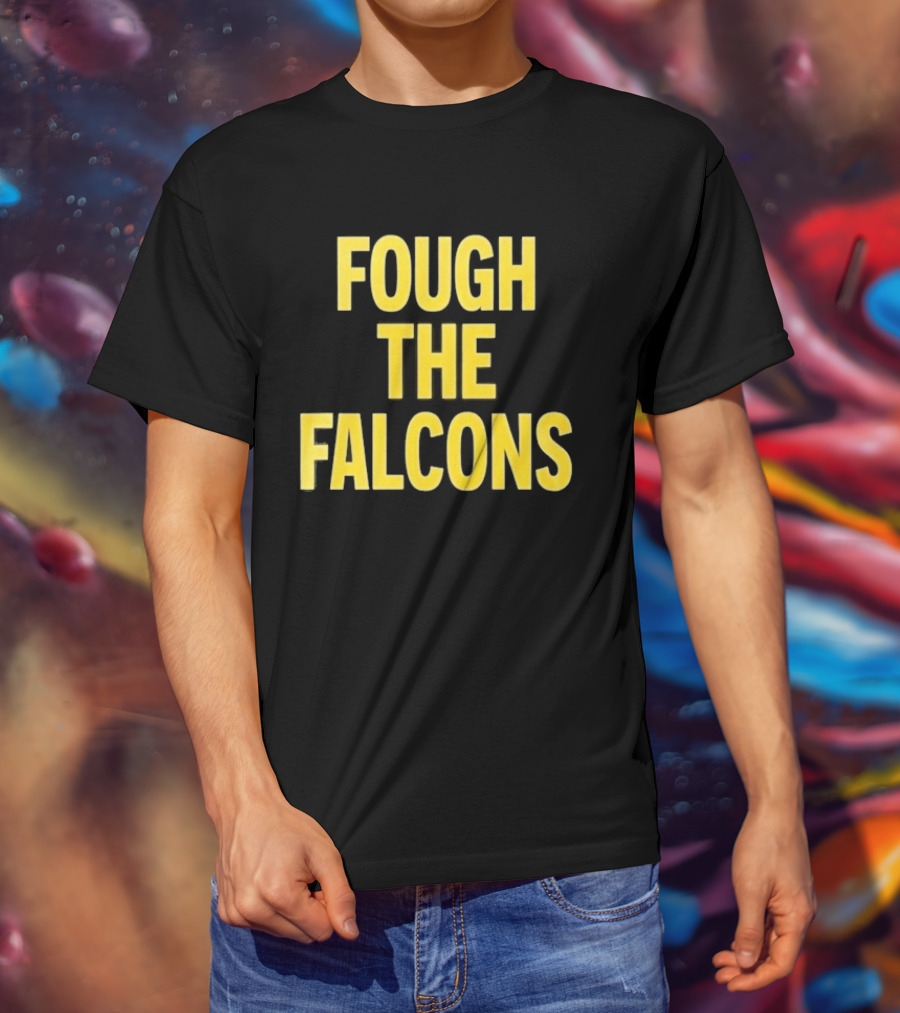 Atlanta Falcons Fough The Falcons Bold Yellow T-Shirt