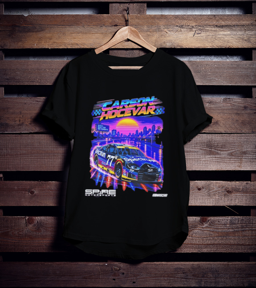 Carson Hocevar Spectrum Spire Motorsports No. 77 NASCAR Built For Big Moments T-Shirt